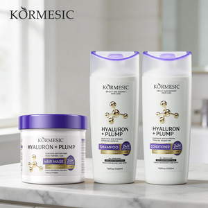 KORMESIC Private Label Hyaluronic Acid 24H Moisturizing Hair Care Wash Set Gel Repair Soothing Keratin Nourishing Anti-Dandruff - Product Image 2