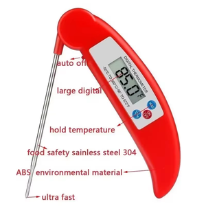 Thermomètre numérique pliable 2026 SW NOIR ROUGE pour <span class=keywords><strong>cuisson</strong></span> de viande (viande de veau, <span class=keywords><strong>poulet</strong></span>) avec écran LCD – Nouveauté - Product Image 5