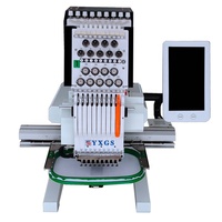 SNWSIM tête unique mini machine à broder vêtement maison petit ordinateur automatique chapeau broderie