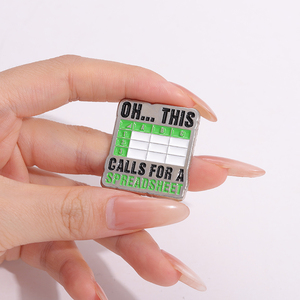 Freak in the Sheets <strong>Enamel</strong> Pin <strong>Excel</strong> Edition Funny Badge for Accounting Friends Custom Pin Wholesale - Product Image 4