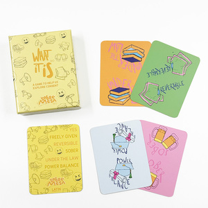 Tarjeta de juego personalizada impresión parejas Fecha y diversión desafíos papel adulto bebida Juego de cartas - Product Image 3