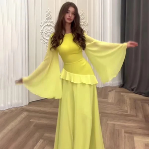 strapless open back dress Designer Short Dress Mini | Short Yellow Prom Dress | Shahida Parides Medium