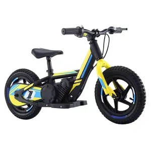 Fabrika toptan 24v elektrikli Scooter denge bisiklet çocuklar için sürme oyuncak çocuk oyuncağı eğitim bisiklet için denge aracı