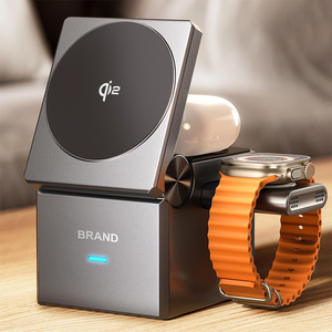 3in1 Có Thể Tháo Rời Apple Xem Sạc Trạm | Có Thể Gập Lại & Di Động Sạc Không Dây Cho Iphone Airpods Qi2 15W Máy Tính Để Bàn Du Lịch Dock - Product Image 2