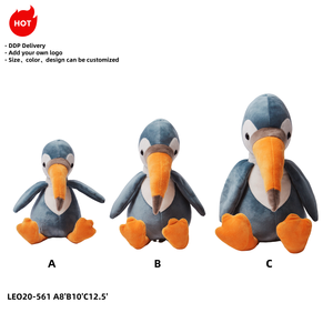 20 anni di fabbrica Peluches Al Por Mayor peluche uccello dal becco lungo personalizzato uccelli impagliati per bambini giocattolo Kawaii Plushie Eco Friendly <span class=keywords><strong>Baby</strong></span> - Product Image 4
