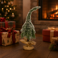 Sapin de Noël Artificiel en PE Écologique de Haute Qualité 50cm, Décoration Artisanale pour Fêtes Intérieures