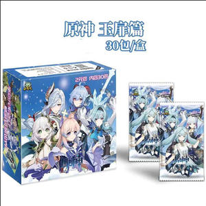 <span class=keywords><strong>Genshin</strong></span> impatto <span class=keywords><strong>gioco</strong></span> di Trading carte da <span class=keywords><strong>gioco</strong></span> giocattoli per bambini Anime rari originali TCG cg carte collezionabili Booster Box giocattoli da tavolo regali - Product Image 3