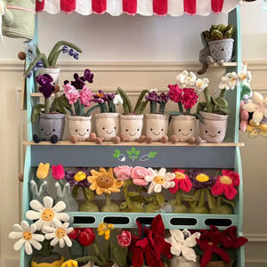 Juguete <span class=keywords><strong>de</strong></span> Peluche <span class=keywords><strong>de</strong></span> Girasol Divertido Estilo JC, Planta Artificial en Maceta Verde, Decoración <span class=keywords><strong>de</strong></span> Algodón <span class=keywords><strong>para</strong></span> Escritorio - Product Image 4