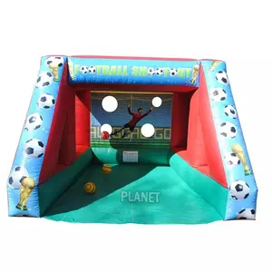Portable Shootout Inflatable Speed Cage Penalty Game Soccer Shooting Game For Rental