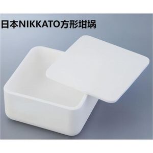 Crucible carré en céramique Nikkato, matériau en alumine pour utilisation à haute température, fabriqué au Japon - Product Image 5