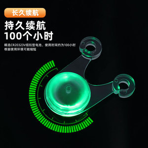 YUUISD Hisakoshi – éclairage de siège de vélo en silicone, lumière arrière à dégagement rapide, 3 modes clignotants - Product Image 5