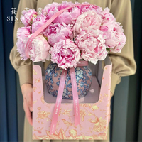 Boîte à fleurs tendance 2026, style populaire, emballage cadeau SINOWRP pour fleurs