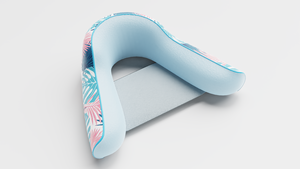 ห่วงยางเป่าลมลอยน้ำ210D ทนทานสำหรับผู้ใหญ่ที่นั่งตาข่ายแบบแห้งเร็วเปลญวนแบบสูบลมได้ - Product Image 3