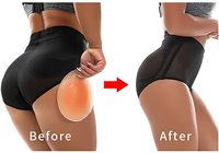 Culottes rehausseurs de fesses, gaines sculptantes avec coussinets en silicone