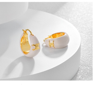 <span class=keywords><strong>orecchini</strong></span> A cerchio personalizzati lungo e corto asimmetrico orecchino A + B dichiarazione gioielli ornamenti all'ingrosso - Product Image 5