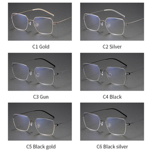 Kính mắt gọng titan GUILLAUME dành cho nữ, kiểu dáng tròn cổ điển, gọng kính mắt titan dành cho nam, mắt kính mới - Product Image 2