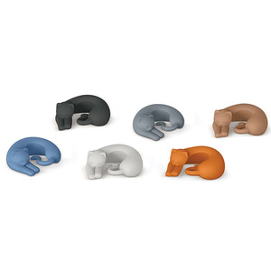 6 Piezas de Marcadores de Copas de Vino con Forma de Gato/Perro, Etiquetas de Silicona con Forma de Animal para Bebidas, Marcadores de Copas de Vino para Fiestas, Copas de Champán, Cócteles, Martinis - Product Image 3