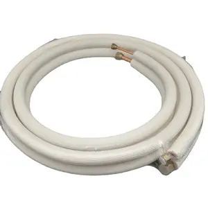 Air conditioning copper aluminum pipe high and low pressure connection pipe white thermal insulation cooling accessories