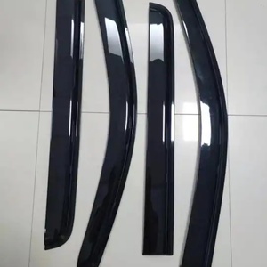 Pare-soleil de porte KQD Brand en PC, protection et décorations de luxe, noir foncé/noir transparent pour Hilux Vigo - Product Image 6