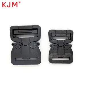 Factory Price 31mm 40mm Pom Black Plastic Tactical Belt Buckle For Hiking Tactical Backpack