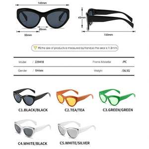 Nouveauté Mode Unisexe Lunettes de Soleil de Cyclisme Argentées Grand Cadre Style Steampunk pour Femmes - Product Image 5