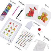 Kit de Peinture Diamant Exquis Songwoo DIY - Mini Art Pixelisé de Fleurs Nature Mortes - Petite Image Sans Cadre