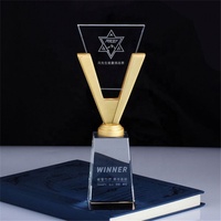 Trofeo de Cristal Personalizado con Grabado de Logotipo Gratuito, Hecho a Mano, Estilo Folk, para Premios de Cine, Televisión, Deportes y Más