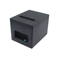 Printer Resi Thermal Langsung OEM 3-inci 80mm Pemotong Otomatis Antarmuka USB POS 203dpi Garansi 1 Tahun Stok SDK ESC/POS