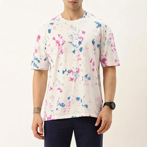 Camisetas de Hombre Teñidas con Técnica Tie Dye, Diseño Moderno, 100% Algodón Tejido, Alta Calidad, Ecológicas, Transpirables, Venta al Por Mayor - Product Image 1