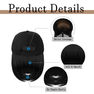 วิกผมแบบหมวกแก๊ป<span class=keywords><strong>ทรง</strong></span>คลาสสิกสำหรับผู้หญิง ดีไซน์<span class=keywords><strong>ผม</strong></span>บ๊อบ<span class=keywords><strong>สั้น</strong></span>ธรรมชาติ น้ำหนักเบา เหมาะสำหรับใส่ในชีวิตประจำวัน งานปาร์ตี้ หรือโอกาสสบายๆ - Product Image 3