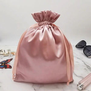 Bolsas de Satén Suave de Lujo con Logotipo Personalizado para Pelucas, Bolsas de Satén para Joyería, Embalaje de Regalo con Cordón - Product Image 2