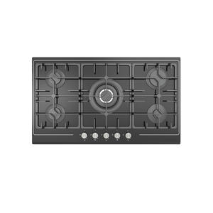 OEM ODM Restaurant 4-Burner Gas Stove 90cm Built-In Stainless Steel Surface Cast Iron Pan Support Heavy Duty Gas RV Battery/USB - Product Image 3