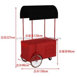 Nouveau stand de cuisine mobile sur roues pour snacks de rue, chariot pour centres commerciaux, marché nocturne, chariot de restauration, stand de marché extérieur - Product Image 6