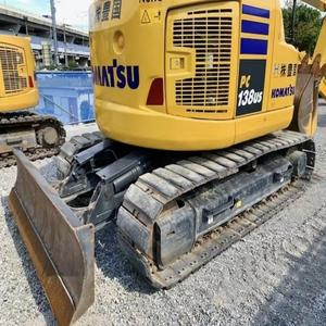 Offre Spéciale – Excavatrice sur Chenilles Komatsu PC138us d'Origine Japonaise, 13,8 Tonnes, Unité d'Occasion avec Moteur, Boîte de Vitesses, Pompe, Roulement et PLC - Product Image 3