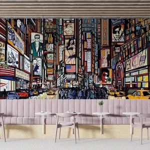 วอลเปเปอร์ติดผนั<span class=keywords><strong>ง</strong></span>สำหรับร้านอาหารคาเฟ่3D ที่ทันสมัยมีกาวในตัวสำหรับห้างสรรพสินค้ารูปแบบพฤกษศาสตร์กันน้ำและป้อ<span class=keywords><strong>ง</strong></span>กันไฟฟ้าสถิตย์ - Product Image 1