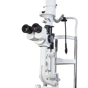 Professional 5 Step Digital Slit Lamp Biomicroscope Electric Ophthalmic Optical Equipment With Metal And Plastic Material