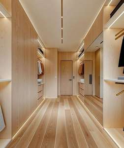 BALOM Armadi Guardaroba in Legno per Coppia Mobili per Camera da Letto Cabina Armadio con Specchio a Prezzo di Fabbrica all'Ingrosso - Product Image 5