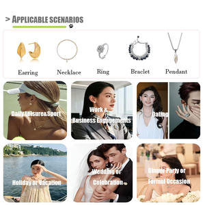 Collier pendentif personnalisable en acier inoxydable à double couche avec <span class=keywords><strong>disque</strong></span> géométrique rotatif pour fêtes et chaînes de pull - Product Image 5