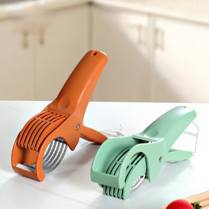 Cortador de Verduras y Frutas Manual de Acero Inoxidable y PP, Marca LM, Modelo LM01, Multifuncional, Resistente a la Corrosión, Utensilio de Cocina, Venta al Por Mayor - Product Image 1