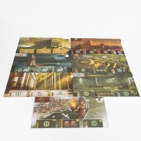 7 Wonders - Jeu de société de haute qualité pour couples, jeu de cartes, jeu de fête, cadeau de vacances, impression personnalisée en gros