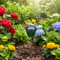 Humidimètre portable pour sols avec construction en métal et ABS pour usage en jardin et en ferme