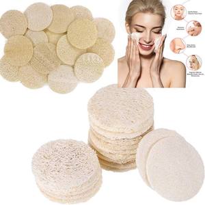 Disques de loofah pour le visage de différentes tailles, en loofah naturel, exfoliants, pour le soin du visage et le gommage de la peau - Product Image 1