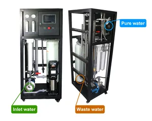 Pequeño equipo de ósmosis inversa filtro de agua 500lph 4040 fabricante de agua pura de lavado