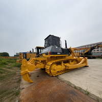 Excavatrice sur chenilles reconditionnée et durable SHANTUI SD22 pour les travaux d'ingénierie des fondations et de pieutage dans les infrastructures urbaines