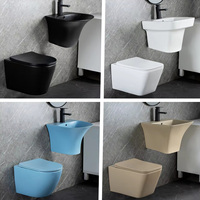 Sanitaire suspendu cuvette de toilette en céramique wc p piège toilette suspendue au mur