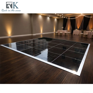 Plancher de danse en aluminium de haute qualité pour mariages et banquets, couleur noire - Product Image 2