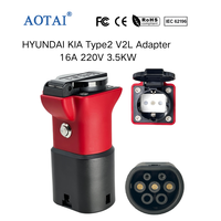 Nouvel adaptateur AOTAI Type 2 vers Schuko, certifié IP54, chargeurs AC 3,5 kW, véhicule-à-chargeur pour Kia EV6 Hyundai Ioniq 5