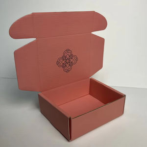 Boîtes d'expédition rouges personnalisées avec logo créatif <span class=keywords><strong>blanc</strong></span> pour emballages cadeaux et boîtes d'expédition pour emballages de vêtements - Product Image 2