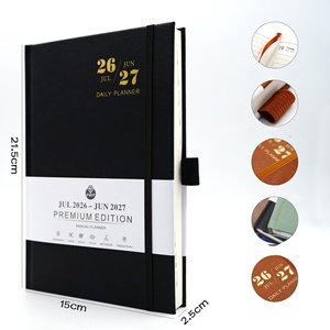Business Notebook Journals Planner <strong>Diary</strong> 2026-2027 Weekly Planner Leather Yearly Planner Daily Agenda - Product Image 3
