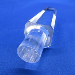 Tige en acrylique transparente avec trou fileté central, tige en PMMA de 20-35 mm de diamètre, longueur de 2000 mm, certifiée ROHS pour la décoration et l'éclairage - Product Image 5